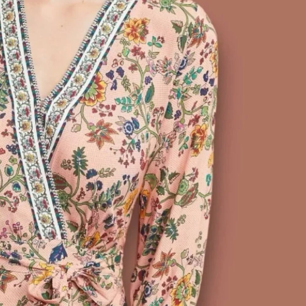 Farm Rio Clara Wrap Dress - Picture 2 of 7